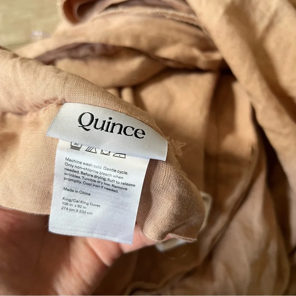Quince European linen duvet cover